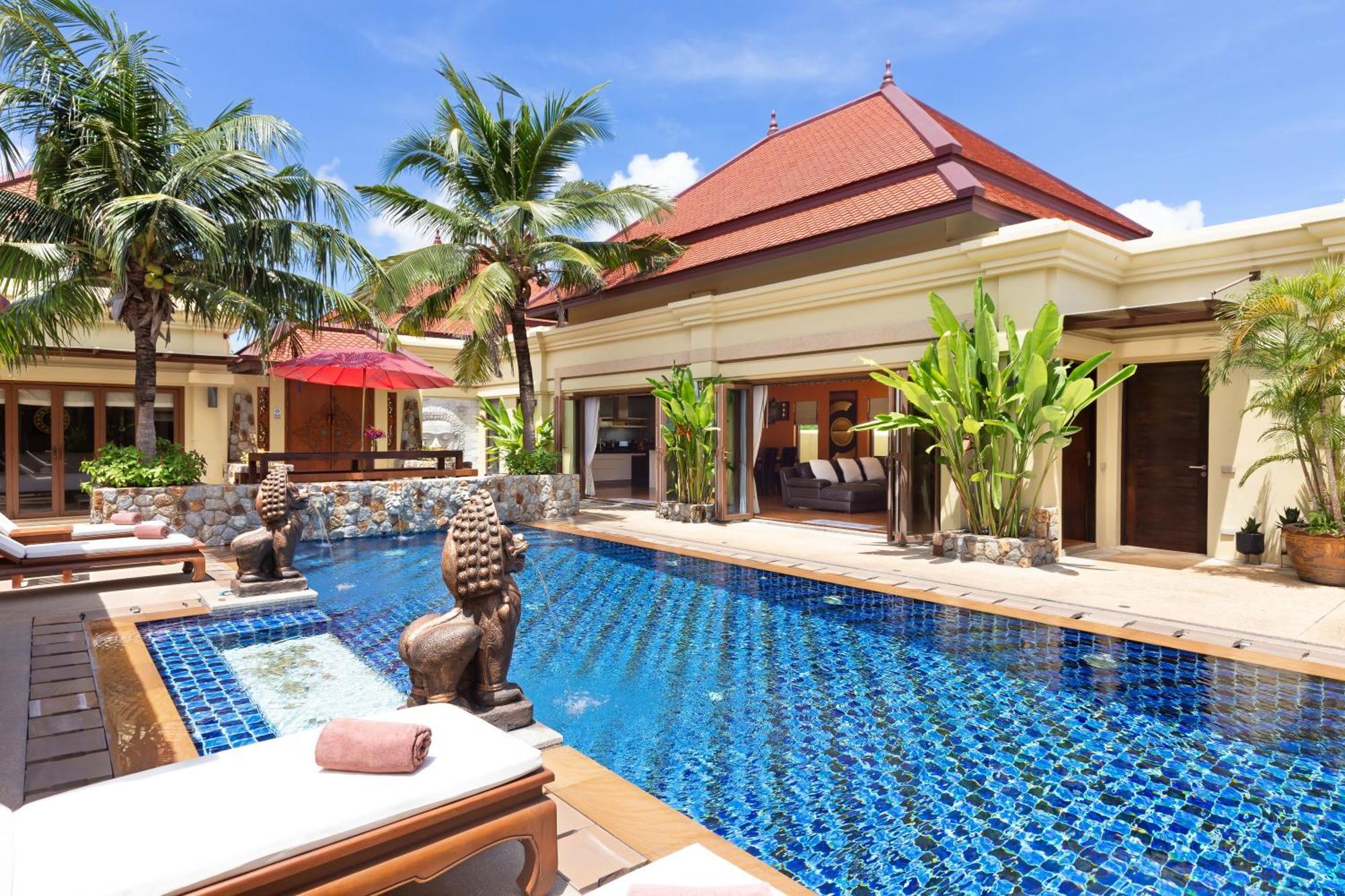 Extraordinary Courtyard 6Br Pool Villa Sri Suri, Naiharn Rawai Eksteriør billede